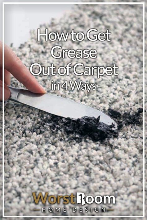 How to Get Grease Out of Carpet in 4 Ways Cleaning Grease, Professional Tips, Carpet Cleaning Hacks, Grease Stains, Carpet Cleaner, House Cleaning Tips, How To Clean Carpet, The Question, Household Hacks