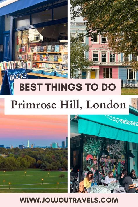 How to Spend the Perfect Day in Primrose Hill, London. Pretty neighborhoods in london. Northwest london. North london neighbourhood. Things to do in london Primrose Hill London, London Neighborhoods, Belsize Park, Kentish Town, Primrose Hill, Camden Markets, London Zoo, Camden Town, Hill Park