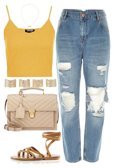 Summer Outfit Polyvore, Casual Outfits Polyvore, Outfit Ideas 2023, Mode Jeans, Elegante Casual, Everyday Outfit, Clothing Styles, Looks Style, Polyvore Outfits