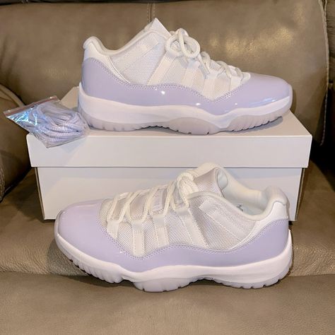 New! Never Worn. With Box. Purple Shoe Laces. *Women’s 8.5, Grade School 7y* Purple 11s, Jordan 11 Purple, Jordan 11s Outfit, Jordan Shoes Women, Quince Planning, Dream Shoe, Jordan 11s, Pretty Sneakers, Purple Things