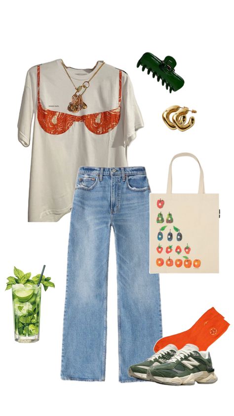 Casual Chic Day Outfit, 70s Inspired Outfits Summer, Call Me By Your Name Outfits Inspiration, Stylish Western Outfits Women, Utah Aesthetic Outfits, Graphic Tee Outfit Aesthetic, 2010s Fashion Outfits, Summer Trends 2024, Thrift Style Outfits