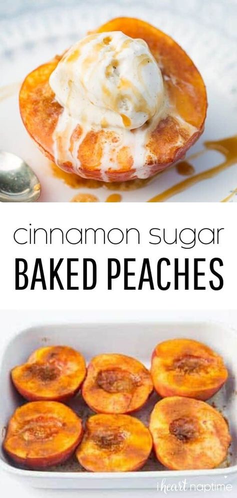 Iheartnaptime Recipes, Peaches Baked, Homemade Peach Pie, Baked Peaches, Brown Sugar Butter, Baked Peach, I Heart Naptime, Peach Desserts, Dessert Dips