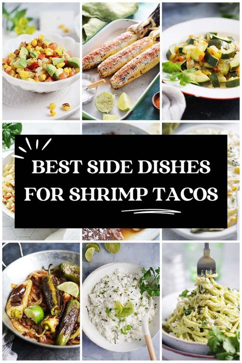 Authentic Tacos Recipes by What To Serve With Shrimp Tacos, Shrimp Taco Side Dish, Side Dishes For Shrimp Tacos, Sides For Shrimp Tacos, Side Dishes For Shrimp, What To Serve With Shrimp, Muy Delish, Shrimp Side Dish, Pork Side Dishes