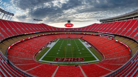 Arrowhead Stadium Stadium Wallpaper, Aigle Royal, Arrowhead Stadium, Nfl Stadiums, Baseball Park, Kansas City Chiefs Football, Sports Stadium, Chiefs Football, Kc Chiefs