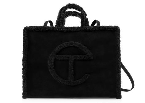 Telfar X Ugg, Telfar Logo, Telfar Bags, Ugg Bag, Telfar Bag, Large Shopper Bag, Black Uggs, Medium Tote, Large Bag