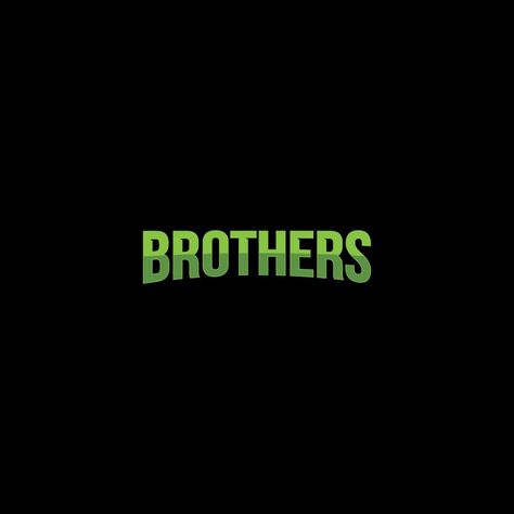 Brothers logo or wordmark design Brother Highlight Cover Instagram Black, Brother Wallpaper, Movie Fonts, Instagram Glowing Logo, Brothers Quotes, Dancing Couple Silhouette, Wordmark Design, Excited Quotes, Brothers Photography