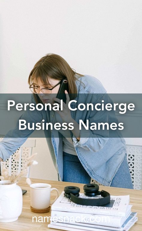 Concierge Services Ideas, Personal Concierge Services, Concierge Branding, Personal Shopper Business, Errand Business, Professional Organizer Business, Personal Concierge, Unusual Names, Job Ideas