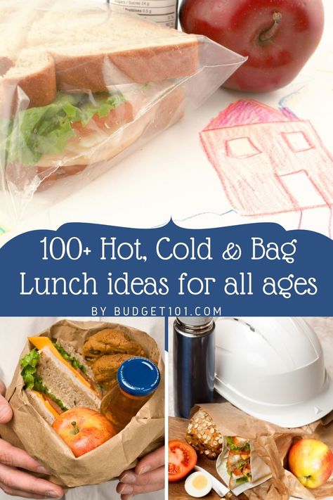 100+ bag lunch ideas for whole family Sack Lunch Ideas, Bag Lunch Ideas, What To Have For Lunch, Pot Roast Sandwiches, Summer Lunches, Brown Bag Lunch, Lunch Sides, Adult Lunches, 100 Calorie Snacks