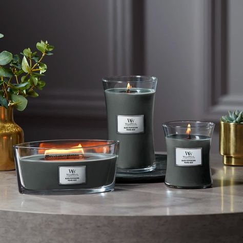 Wrap yourself with sweet amber and creamy sandalwood aromas and indulge in its earthy spices this cold Tuesday. #pepperscents #earthy #woodwick #candlelove Night Pictures, Wood Wick Candles, Wooden Wick, Soothing Sounds, Black Peppercorn, Luxury Candles, Fragrance Notes, Tea Light Candle, Candle Jars