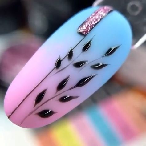 Spring Nail Art Ideas, Nail Polish Art Designs, Unghie Sfumate, Beautiful Nail Polish, New Nail Art Design, Rose Nail Art, Gel Nail Art Designs, Nail Drawing, Nail Art For Beginners