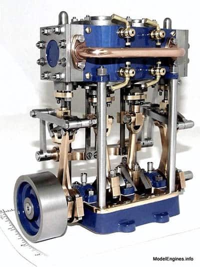 Model Engines [ Miniature Steam, Jet, Stirling, V8 and More ] - CNCCookbook: Be A Better CNC'er Model Jet Engine, Miniature Steam Engine, Sterling Engine, Live Steam Models, Steam Motor, Toy Steam Engine, Steam Machine, Model Engineering, Steampunk Vehicle