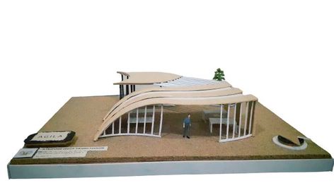 Pavilion Model, Visitor Center Architecture, Social Space Design, Conceptual Model Architecture, Pavilion Plans, Galleries Architecture, Factory Architecture, Concept Models Architecture, Pavilion Architecture