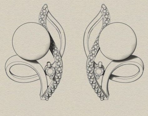 Anime Accessories Jewelry, Accessories Design Sketch, Ring Sketch, Jewel Drawing, Jewelry Rendering, Flower Drawing Design, Art Jewelry Design, Jewellery Design Sketches, Jewerly Designs