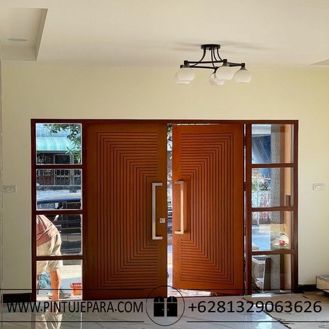 Modern Gates, Wood Gates, Model Pintu, Modern Gate, Wood Gate, Wooden Door Design, Main Gate, Door Design Interior, Cupboard Design