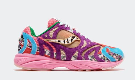 Jae Tips x Saucony Grid Azura 2000 - EUKICKS Limited Edition Sneakers, Street Sneakers, Rap Artists, Vans Sneakers, Air Jordans, Product Launch, Nike, Boots, Sneakers