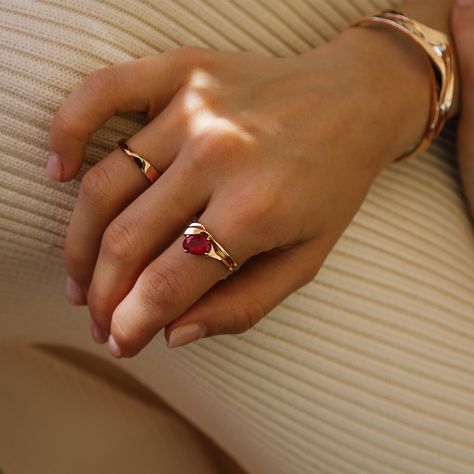 Ruby wedding rings