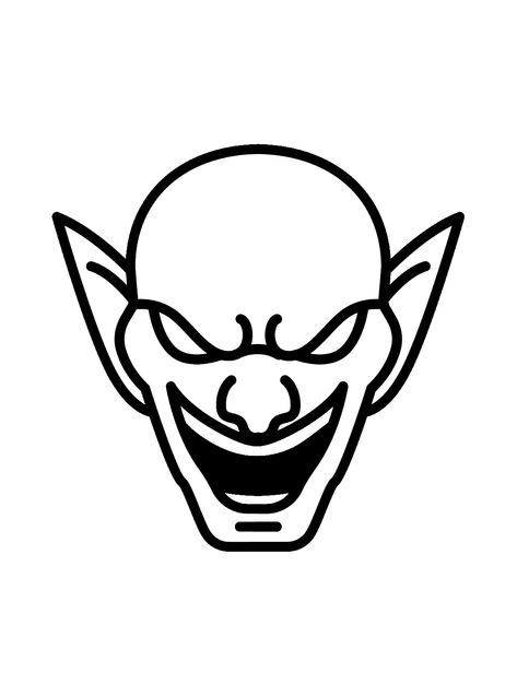 Goblin - Lol Coloring Pages Goblin Tattoo Designs, Goblin Drawing, Goblin Pictures, Lol Coloring Pages, Lol Coloring, Movie References, Green Goblin, Tattoo Art, Drawing Reference