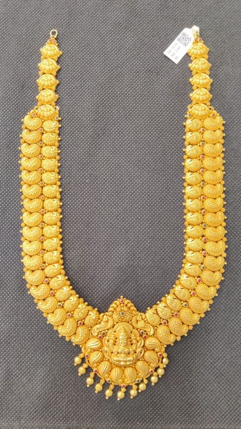 Aaram Design Gold Latest, Kaasu Mala, Mango Mala Jewellery, Kasu Haram, Nakshi Necklace, Necklace Set Indian Bridal Jewelry, Pretty Gold Necklaces, Mango Haram, Bridal Jewlery