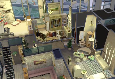 Gallery ID: HellieDawn Landgraab Apartment Sims 4, Sims 4 Layout, Apartment Sims 4, Sims Houses, Sims 4 House Design, Apartment Layout, Los Sims, Sims 4 Build, Sims 4 Houses