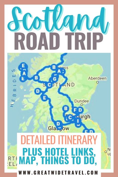 Scotland Travel | Scotland Highlands | Scotland Driving | Outlander Scotland Scotland Driving Itinerary, Driving In Scotland, 10 Day Scotland Itinerary, Scotland Road Trip Itinerary, 7 Days In Scotland, Road Trip Scotland, Scotland Travel Itinerary, Scotland Road Trip Map, Uk Roadtrip