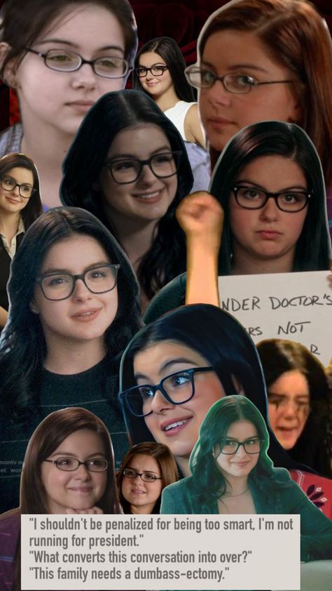 #alex #alexdunphy #dunphy #modernfamily #mofm #arielwinter Alex Dunphy, Arial Winter, Ariel Winter, The Empire Strikes Back, How I Met Your Mother, Rory Gilmore, Netflix And Chill, Book Boyfriends, Modern Family