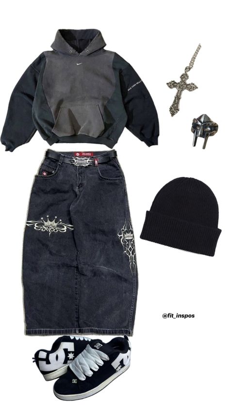 #jnco#nikevintage#dc#mfdoom#cross Street Style Outfits Casual, Baggy Outfit Ideas, Mode Grunge, Diy Vetement, Shoes Outfit Fashion, Outfit Inspo Casual, Baggy Clothes, Street Fashion Men Streetwear, Guys Clothing Styles