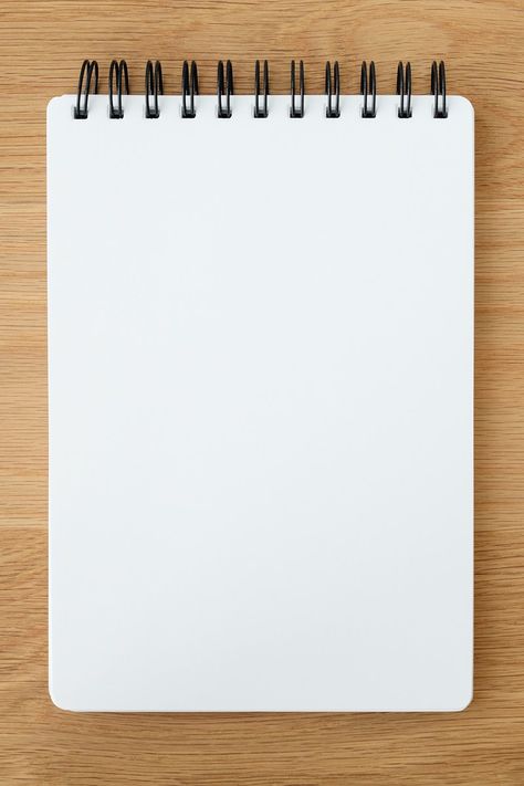 Blank white ruled notebook on a wooden table | free image by rawpixel.com / KUTTHALEEYO Notebook Images, Homework Helpers, Writing Paper Printable Stationery, Note Writing Paper, Writing Paper Printable, Paper Background Design, Instagram Photo Frame, Book Background, Powerpoint Background Design