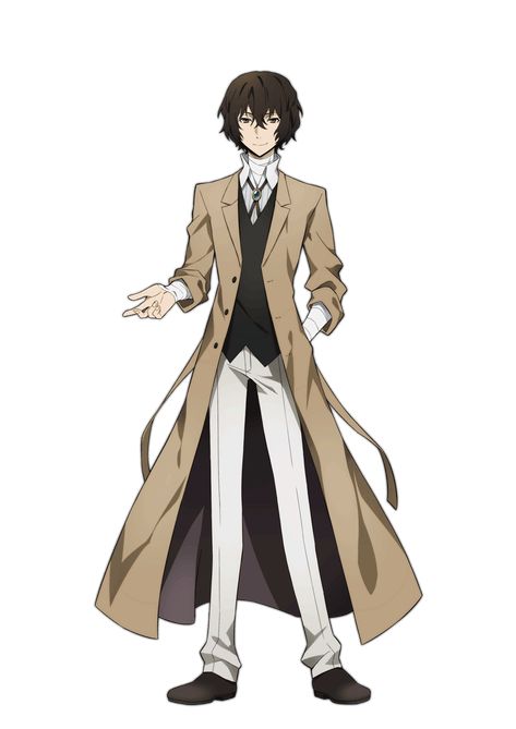 #dazai #dazaiosamu #bungoustraydogs #freetoedit Dazai Character Design, Dazai Transparent Background, Bungo Stray Dogs Full Body Pic, Dazai Full Body Pic Bsd, Dazai Full Body Picture, Dazai Osamu Full Body Picture, Dazai Standing, Dazai Character Sheet, Kunikida Full Body Pic