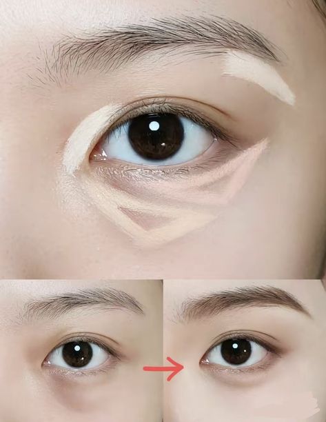 Makeup Removal Tips, Asian Makeup Tutorials, Bentuk Alis, Flot Makeup, Makeup Tip, Doll Eye Makeup, Korean Eye Makeup, Beauty Makeup Tutorial, Makeup Artist Tips