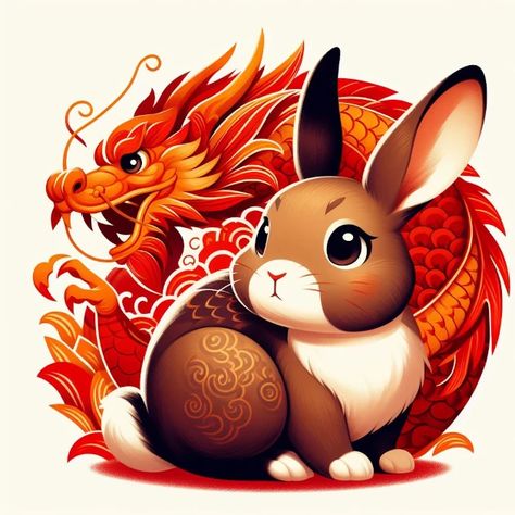 Chinese Astrology Forecast for the Year of the Rabbit 2024 Chinese New Year Rabbit, Greek Paintings, The Year Of The Rabbit, Zodiac Wheel, Romantic Nature, Astrology Forecast, Chinese Astrology, Lunar Calendar, Mixed Emotions