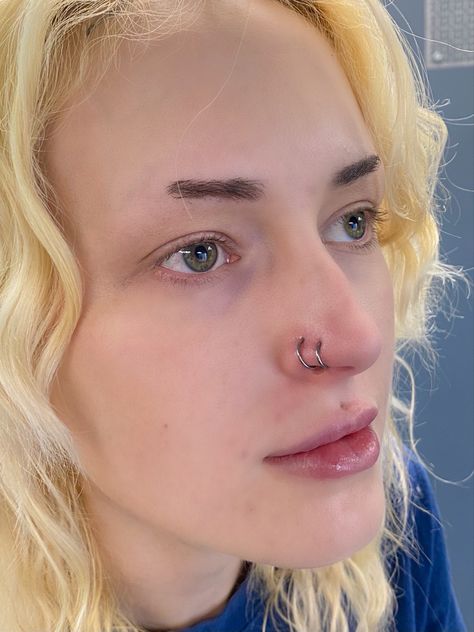 Double Nose Ring Same Side, Double Nostril Piercing Same Side, Double Nostril, Double Nostril Piercing, Double Nose Ring, Double Nose Piercing, Nose Piercing Hoop, Nostril Piercing, Piercing Inspo