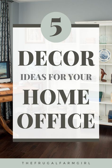 Don't let a tight budget stop you from decorating your home office. These five frugal ideas will help you add personality and style to your working space without breaking the bank. From using what you have lying around the house to shopping at secondhand stores, these tips will show you how to get creative with your decorating. Home Office On A Budget, Office On A Budget, Frugal Decor, Workspace Decor, Messy Desk, Cheap Diy Home Decor, Office Decor Ideas, Work Office Decor, Thrifty Living