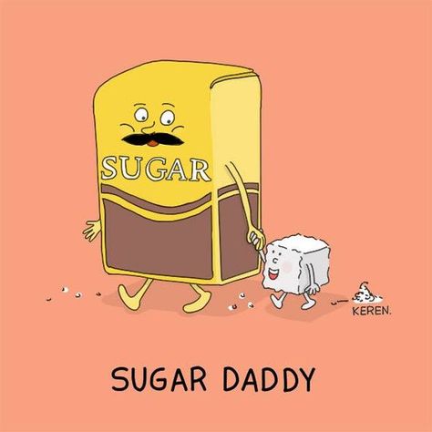 Someone Illustrated The Literal Meanings Of Idioms And They Are Adorable! Food Jokes, Punny Puns, Funny Food Puns, Visual Puns, Cute Puns, Puns Jokes, Funny Pun, Food Puns, Funny Illustration