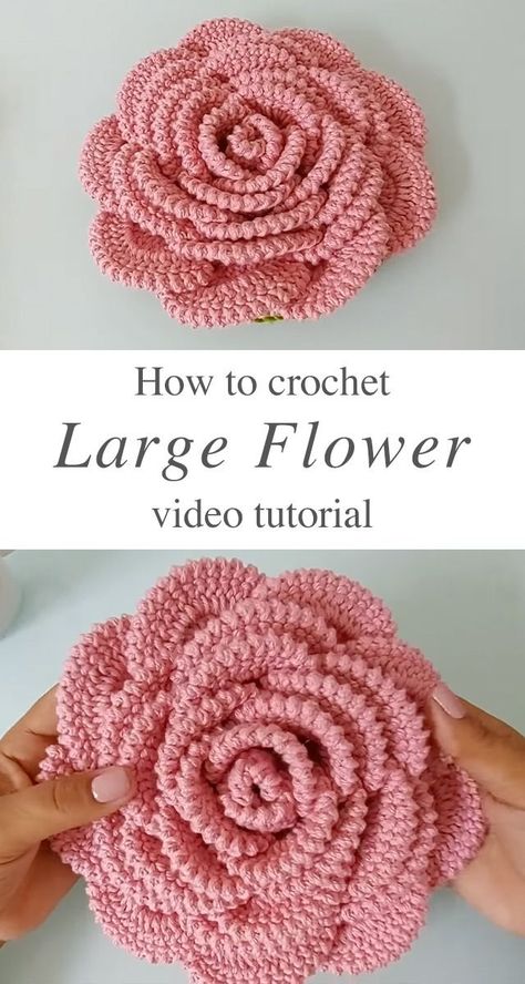 Rose Cottagecore, Crochet Rose Pattern, Crochet Blanket Pattern Easy, Rose Crochet, Crochet Flowers Free Pattern, Crochet Mandala Pattern, Crochet Plant, Crochet Lace Pattern, Crochet Flower Tutorial