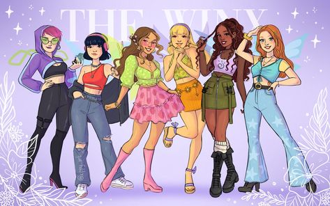 Winks Club, Winx Fairy, Klub Winx, Les Winx, Bloom Winx Club, Group Picture, Totally Spies, Arte Sketchbook, Vintage Cartoon