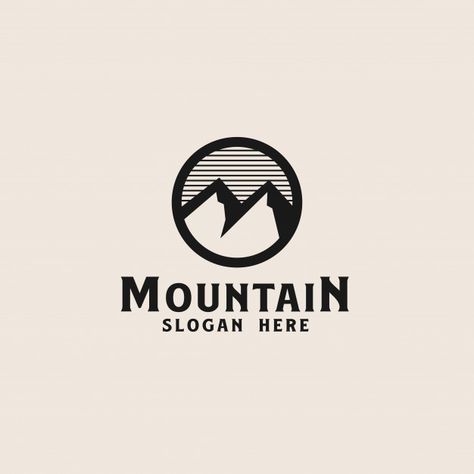 Logo Cheval, Cabin Logo, Logo Montagne, Valley Logo, Logo Voyage, Logo Rond, Hill Logo, Simple Illustration, Men Jewelry