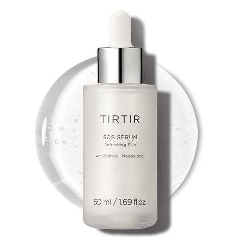 PRICES MAY VARY. [EXCEPTIONAL HYDRATION] TIRTIR SOS Serum is the ultimate hydration boost your skin craves. It's enriched with Polyglutamic acid(PGA). PGA has a x10 greater water-holding capacity than hyaluronic acid. It can bind and retain moisture more effectively. TIRTIR SOS Serum delivers unparalleled, deep, and enduring hydration, leaving your skin glow, rejuvenated and plump. [NATURAL GLOW & SOOTHING] Witch hazel protects and soothes rough skin while helping minimizing pores. Chamomile rev Glowy Skin, Fragrance Free, Face Serum, All Skin Types, Anti Aging, Skin Types, Serum, Fragrance, Skin