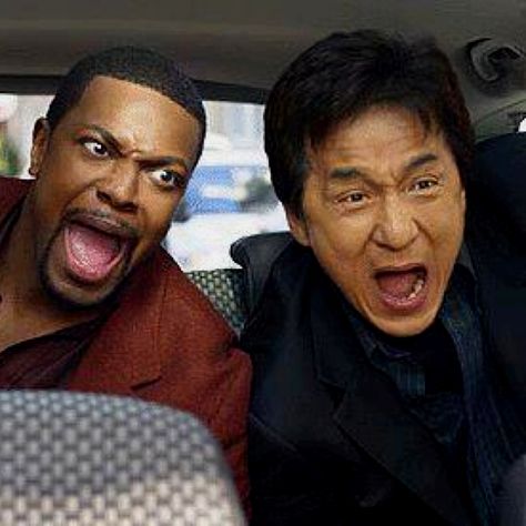 Jackie Chan and Chris Tucker as Lee and Carter in Rush Hour (1998) Rush Hour 3, Billy Madison, Max Von Sydow, Chris Tucker, Fast Five, 21 Jump Street, American Pie, 3 Movie, Tommy Boy