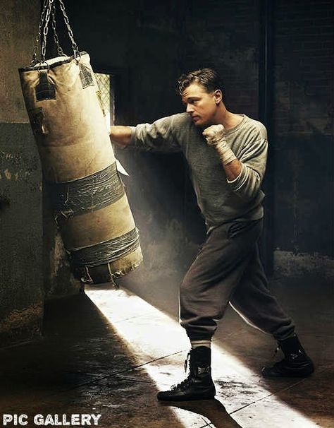 Leonardo DiCaprio sexiest man alive | Photo of " The Great Gatsby " Gym Photography, Leo Dicaprio, Punching Bag, Fitness Photography, Boxing Workout, Poses References, My Struggle, Mike Tyson, Action Poses