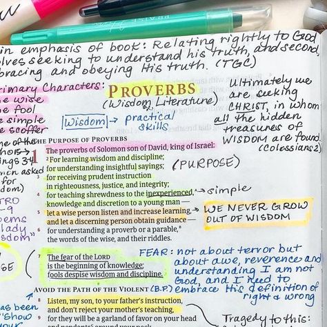 Kristin Nave | All Things Bible🌿 on Instagram: "There is a wisdom drought in our world. And lately I’ve felt this drought in my heart in areas too; I’m struggling to know what to do, what decisions to make. Anyone else? But this week as I dove into Proverbs I was reminded that God’s word offers all wisdom, and it is the wisdom we deeply need, even if we are turning to so many other sources first. I was so moved by Proverbs 1:20 which tells us that the wisdom found in this book is not just of Proverbs 1 Journaling Ideas, Proverbs Chapter 1 Bible Notes, Proverbs 1 Journaling, Book Of Proverbs Bible Studies, Proverbs Bible Study Notes, Proverbs Bible Notes, Proverbs 31 Woman Bible Study, Proverbs 1 Bible Journaling, 1 Kings Bible Journaling