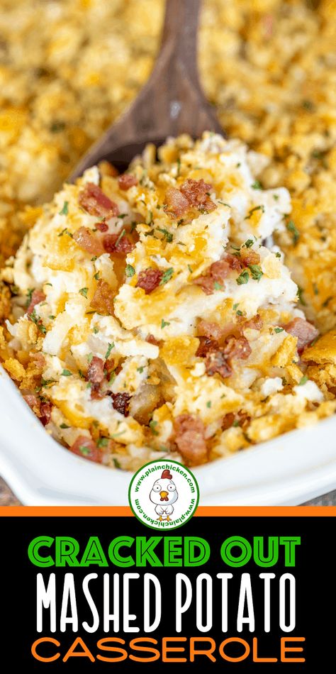 Recipe With Instant Mashed Potatoes, Meals With Instant Mashed Potatoes, Potatoes For A Wedding, Cheesy Bacon Mashed Potatoes, Twice Baked Potato Casserole Recipe Using Instant Potatoes, Instant Mashed Potatoes Casserole, Recipes Using Instant Potatoes, Instant Potato Recipes, Sour Cream Potato Casserole