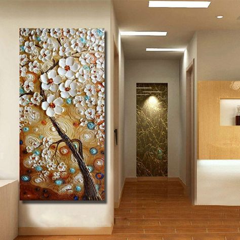 Oil Painting Palette, 3d Canvas Art, Living Room Decor Wall Art, Home Living Room Decor, Living Room Decor Wall, Flowers Paintings, Painting Palette, Room Decor Wall Art, Cheap Paintings