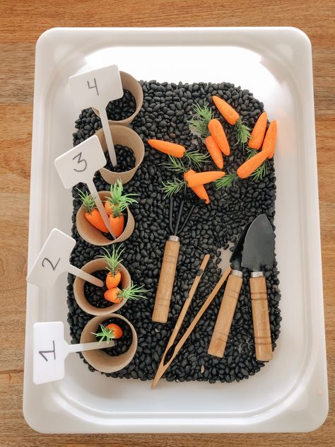 Kids Spring Sensory Bins Spring Sensory, Uppfostra Barn, Toddler Sensory Bins, Maluchy Montessori, Baby Sensory Play, Sensory Activities Toddlers, Montessori Toddler Activities, Toddler Sensory, Baby Learning Activities