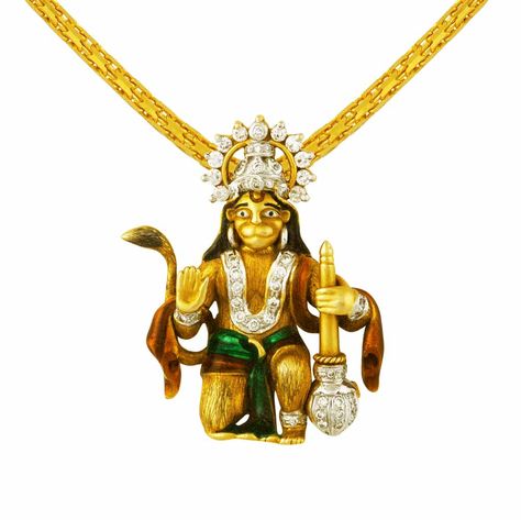 http://www.allyoursjewels.com/hanumanji-diamond-pendant/ Made in Real Diamond and 18 kt yellow & white gold.Customize As per your Style and Budget.Get Exact Diamond Quality and weight. Gents Pendant, Hanuman Gold Pendant For Men, Hanuman Ji Locket Gold, Hanuman Locket Gold, Hanuman Gada Pendants Gold, Hanuman Gada, Krishna Diamond Pendant, God Pendant, Gold Pendants For Men