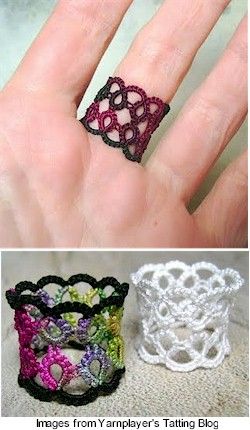 remembrance ring - tatting! I don't know how to tat but I think it's due time for my mom to teach me. I love this ring!! Free Tatting Patterns, Disiplin Anak, Tatting Ideas, Needle Tatting Patterns, Crochet Jewlery, Ring Pattern, Tatting Tutorial, Macrame Lace, Crochet Rings