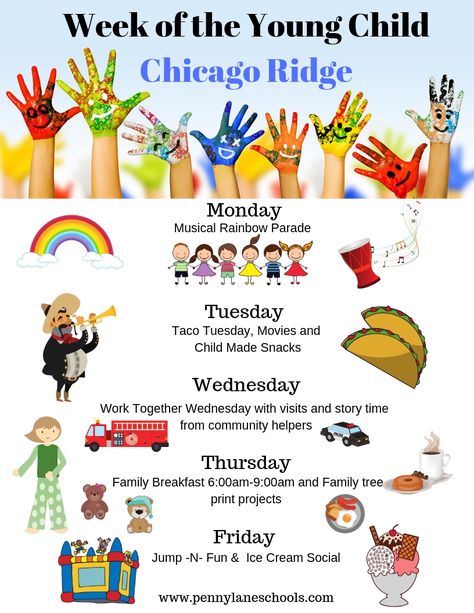 Week Of The Child Activities, Week Of The Young Child Activities 2024, Week Of Young Child Activities, Week Of The Young Child Ideas, Woyc Ideas, Week Of The Young Child, Spirit Week Themes, Door Decorations Classroom Christmas