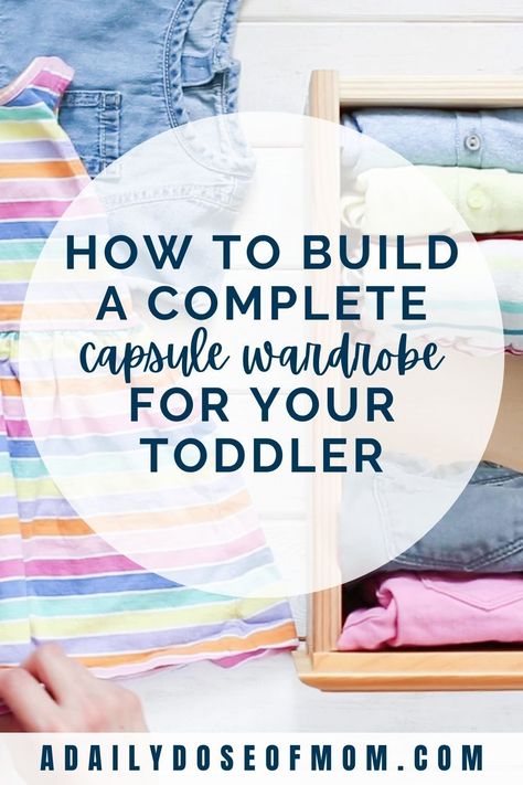 You've heard about capsule wardrobes, but what making one for your toddler? Read this guide on how to shop for basics and buying quality over quantity. Toddler Capsule Wardrobe, Motherhood Struggles, Build A Capsule Wardrobe, Toddler Girl Fall, Toddler Playroom, Toddler Lunches, Quality Over Quantity, Winter Capsule, Capsule Outfits