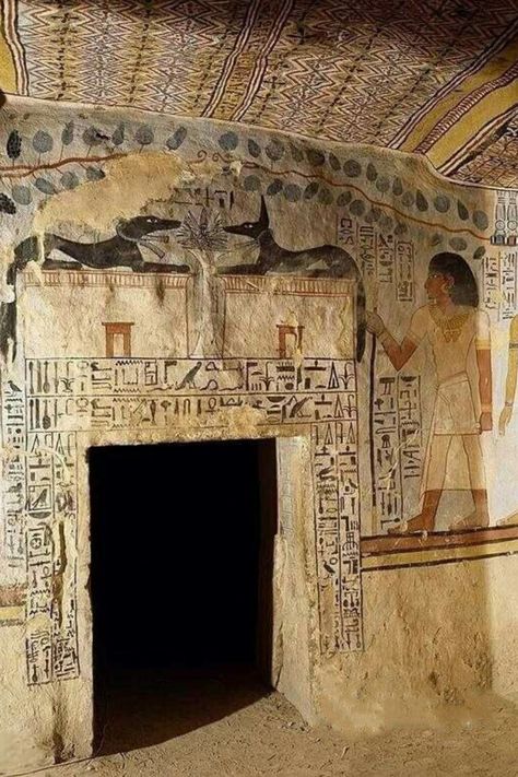 Ancient Egyptian Architecture, Starověký Egypt, Ancient Egyptian Tombs, Kemet Egypt, Empire Romain, Ancient Egypt Art, Egyptian Style, Egypt History, Architecture 3d