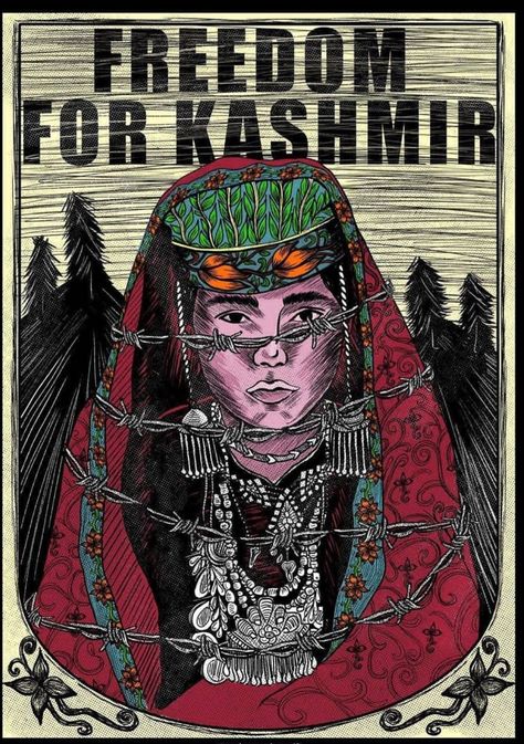 Free Kashmir Kashmir Day Posters Art, Free Kashmir, Freedom Iran, Kashmir Pakistan, Snarky Humor, Symbolic Art, Human Decency, Love In Islam, Get Educated