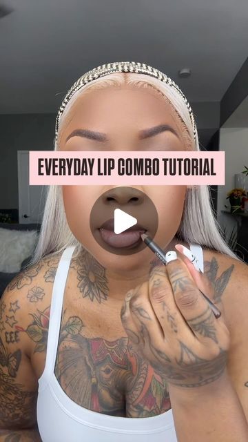 Las Vegas MakeupArtist on Instagram: "Highly Recommend: Everyday Lip Combo 😍   Products: @maccosmetics pencil chestnut 🌰  @nyxcosmetics matte lipstick Cairo  @juviasplace lipgloss bronzed sugar   Subscribe to my subscriptions for more tips and tutorials!" Lipstick Combos Black Women, Nude Lip Combo Brown Skin, Matte Lip Combo, Lip Combos For Dark Skin, Good Lip Combos, Best Lip Combos, Lip Combos For Black Women, Everyday Lip Combo, Lipstick Combos